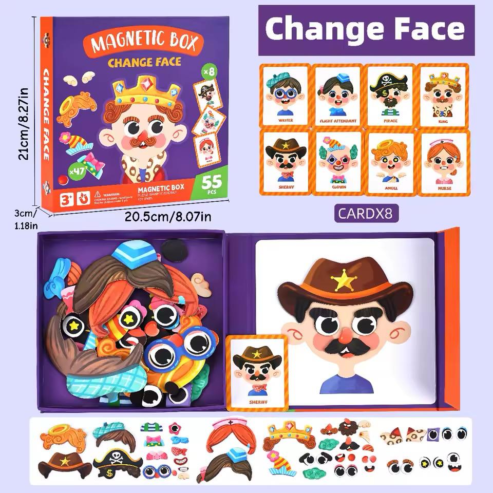 Magnetic Box Change Face