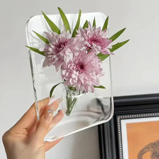 Acrylic Frame Vase