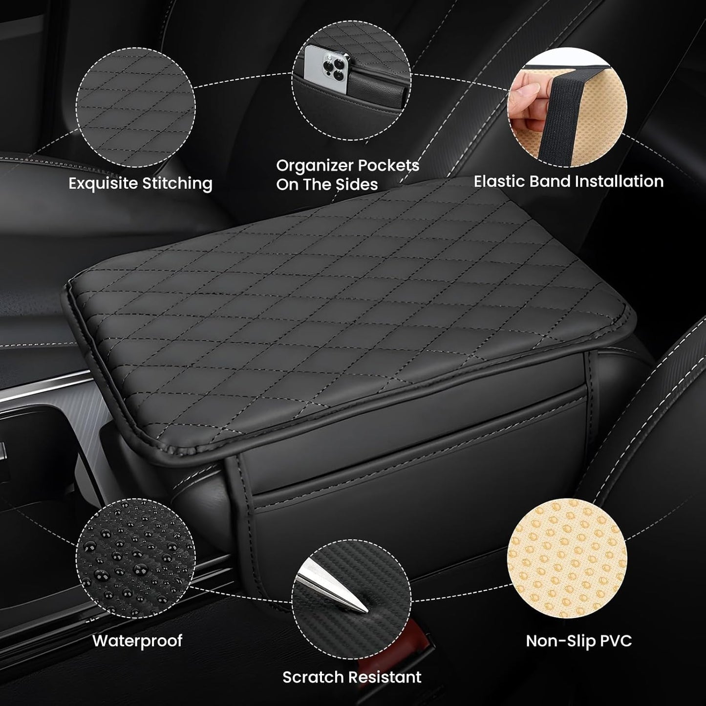 Leather Armrest Pad