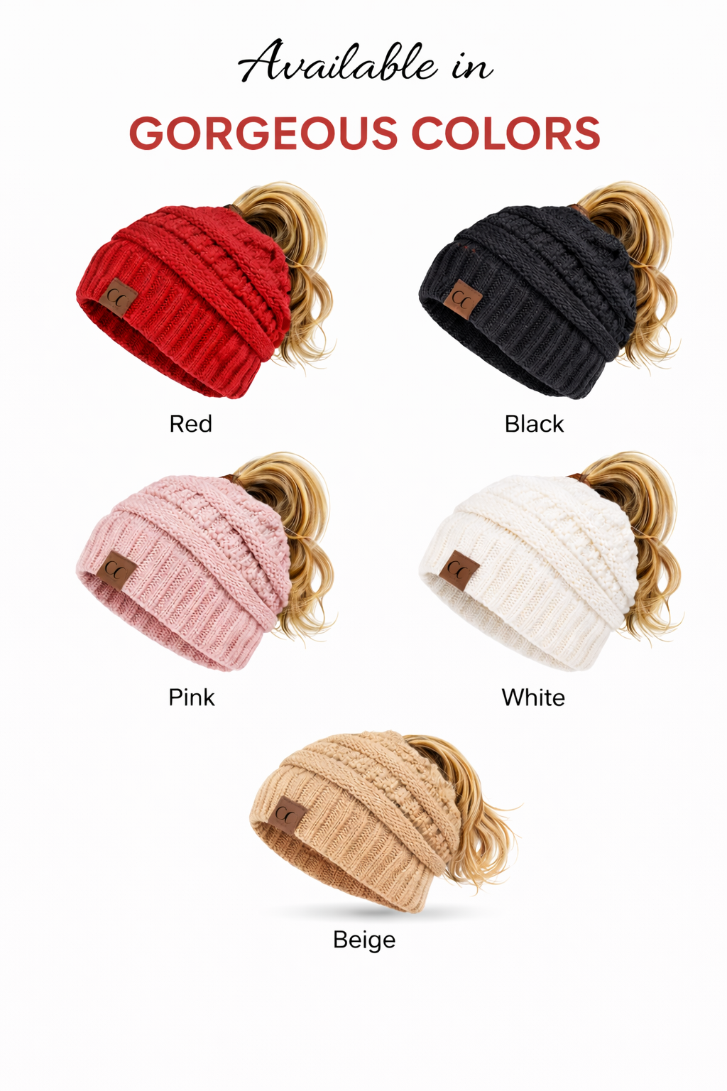 Ponytail Beanie