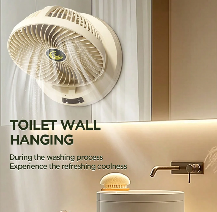 Rotating Circulating Fan (Remote Control Included)