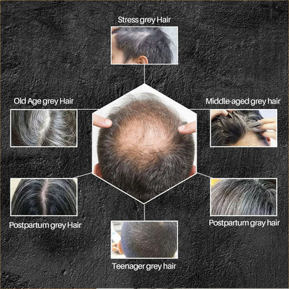 Grey hair remover soap