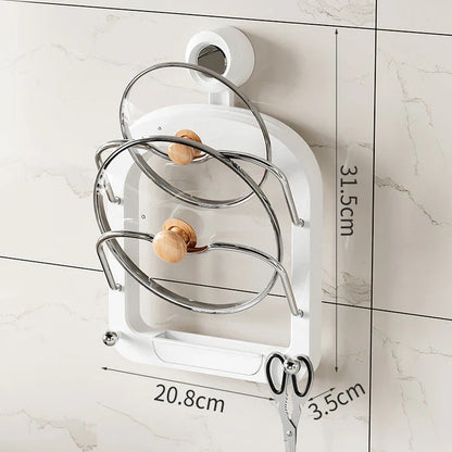 Pot Lid Holder with Hook