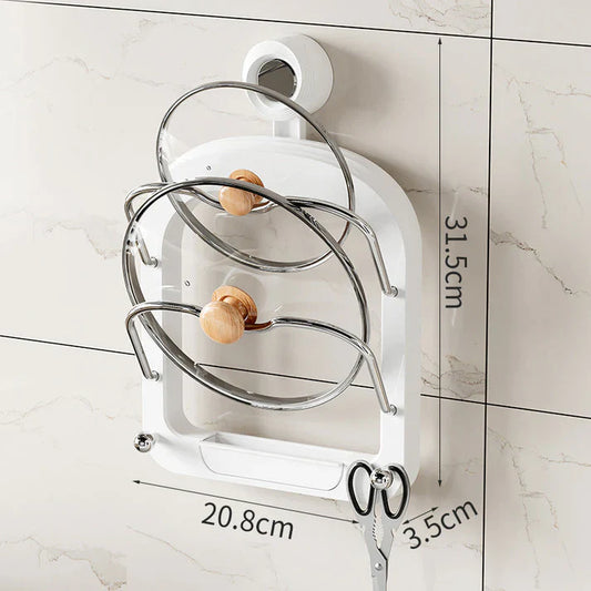 Pot Lid Holder with Hook