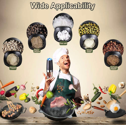 GeniusPicks Electric Salt & Pepper Grinder