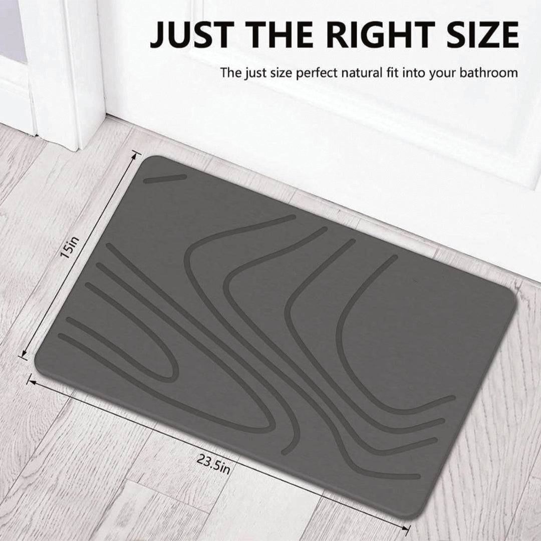 GeniusPicks Stone Bath Mat