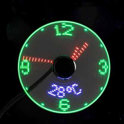 Display LED USB Fan Clock