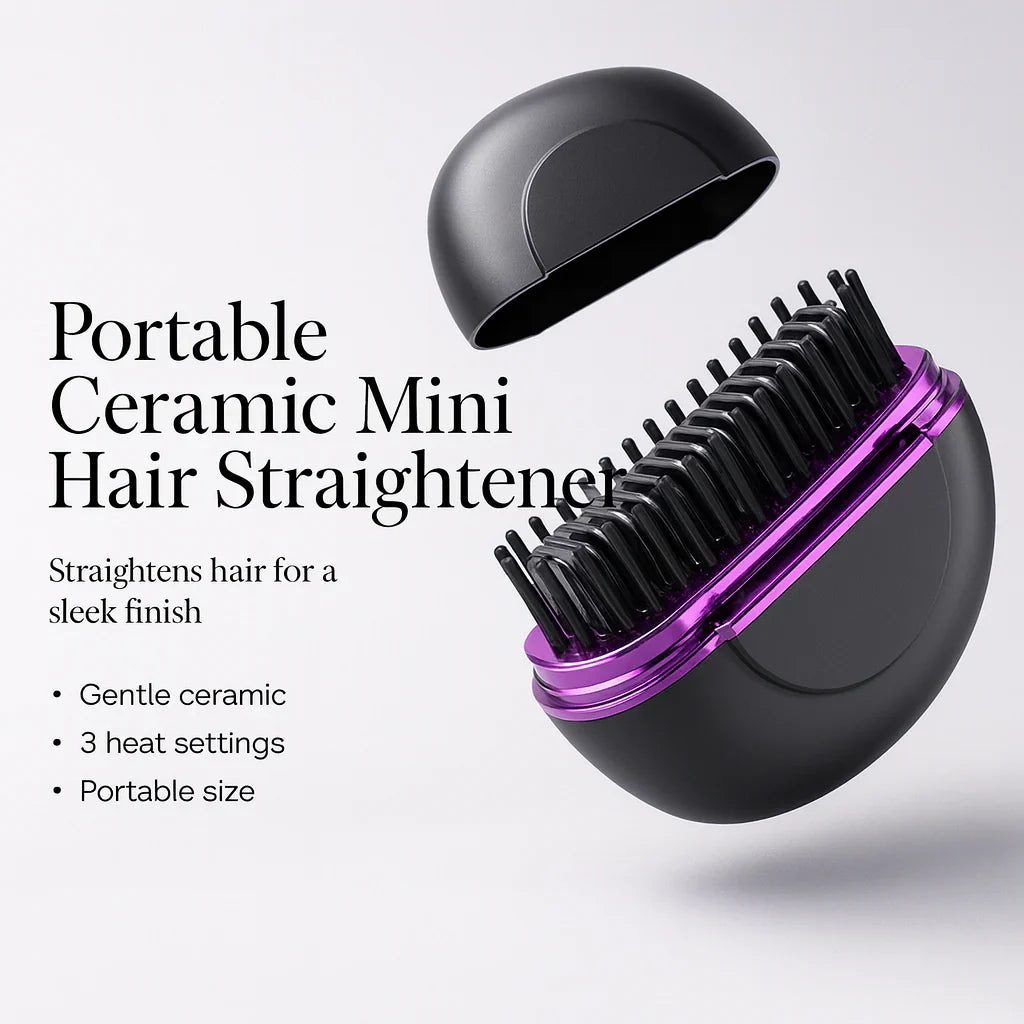 2 in 1 Portable Hair Straightener