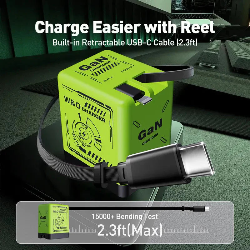 GaNPro 45W Retractable Fast Charge