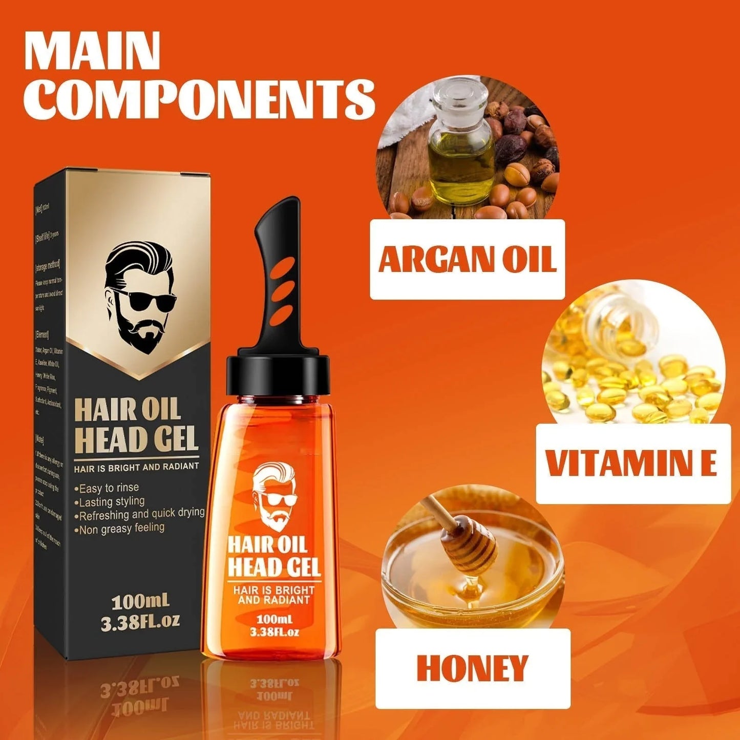 Hair Oil Head Gel