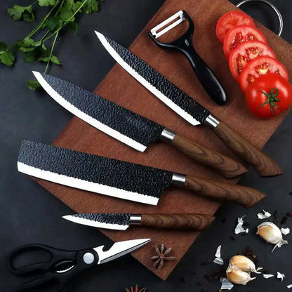 Professional Chef's Knife Set - 6 Pcs Set