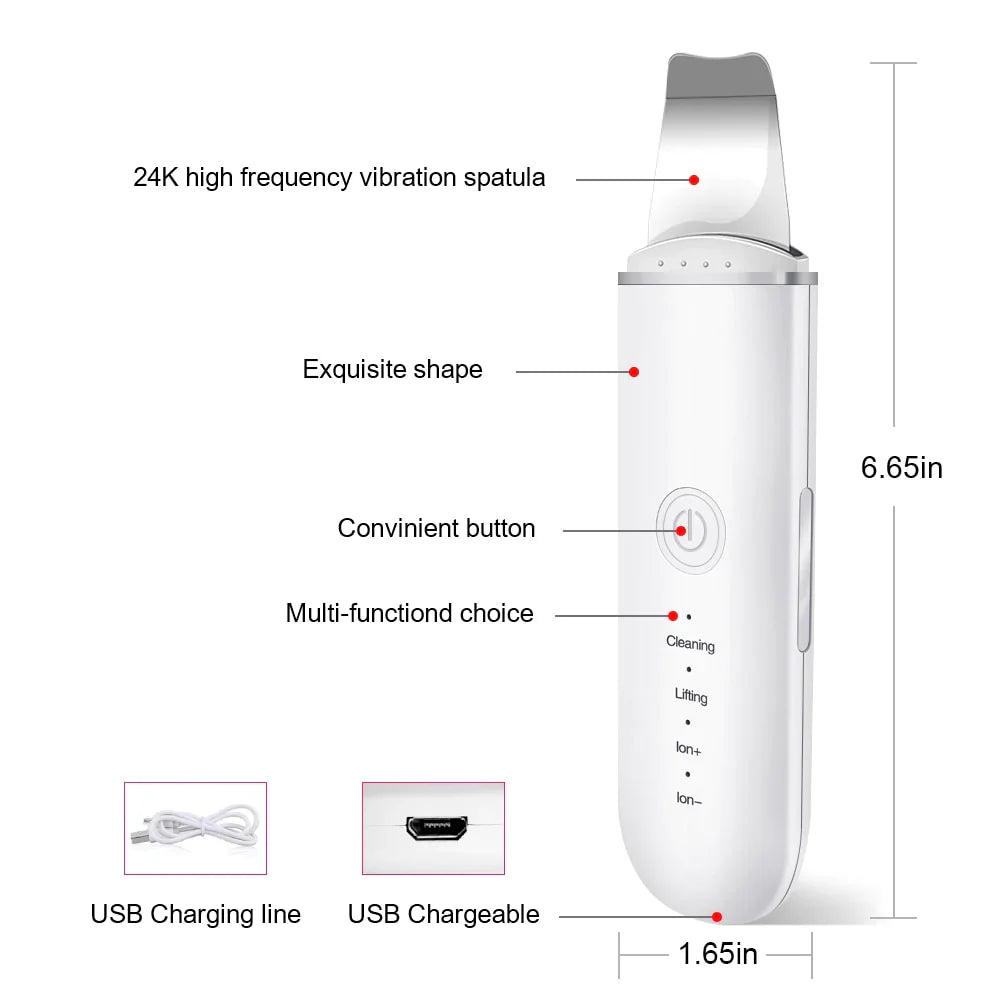 Ultrasonic Skin Scrubber Pro